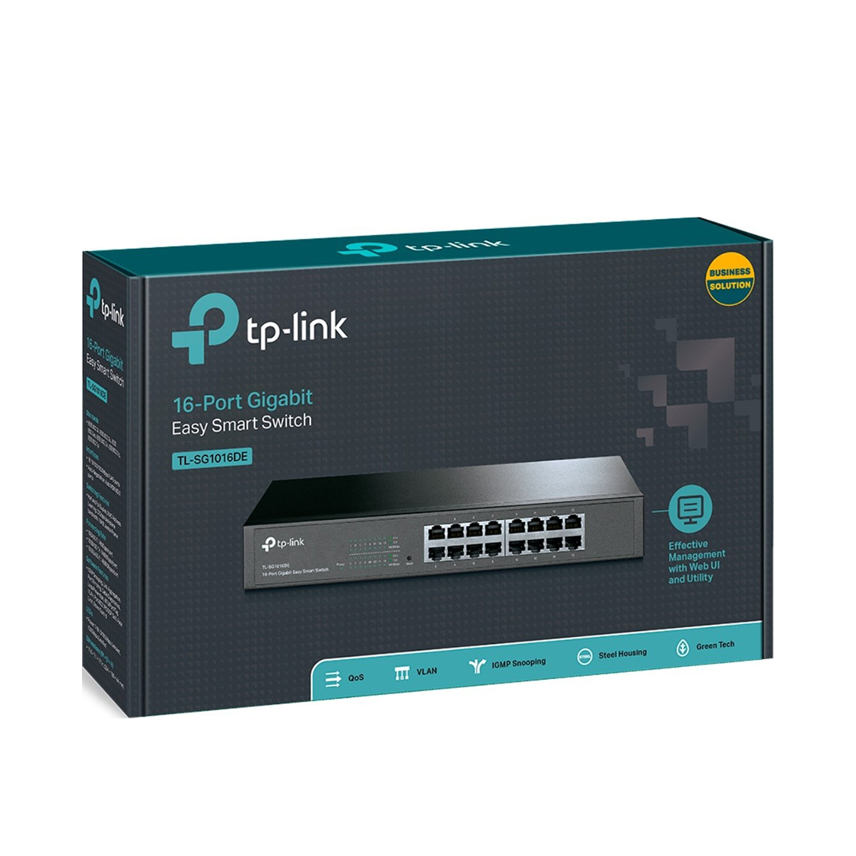سوئیچ شبکه هوشمند 16 پورت تی پی لینک مدل TL-SG1016DE-3